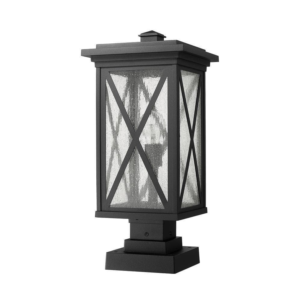 Z-Lite Brookside 1 - Light Lantern in  Black