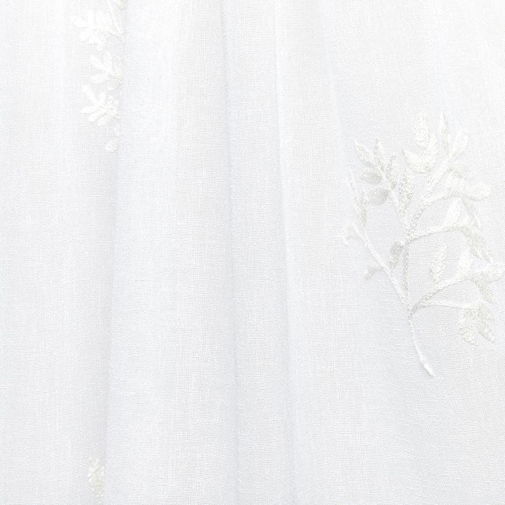 Nicole Miller Nicole Miller New York Mabel Sheer Rod Pocket Curtain Panels Pair (Set of 2)