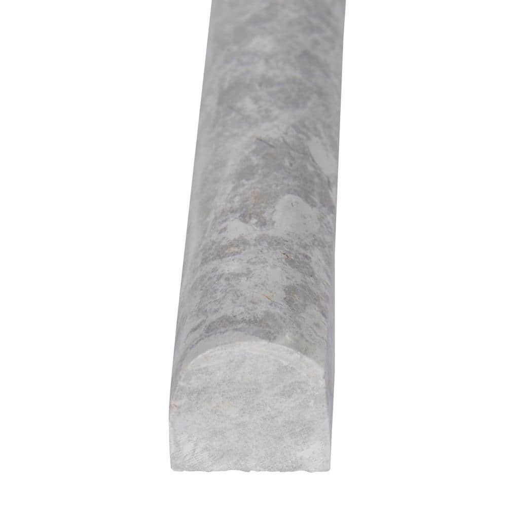 12'' L x 0.75'' W Porcelain Bullnose Tile Trim