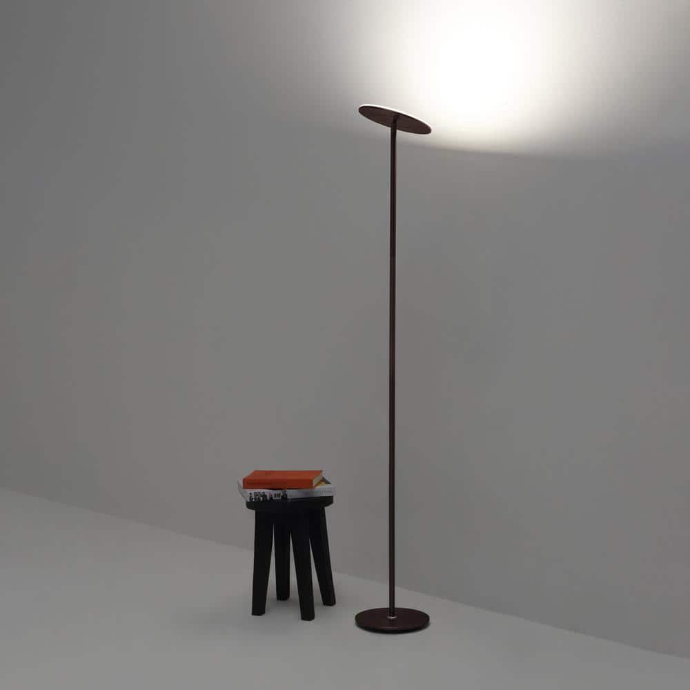 Brightech Sky Industrial 63 in. Dimmable LED Floor Lamp with Adjustable Head
