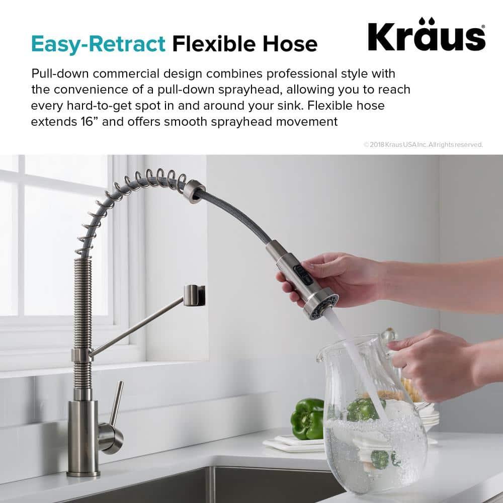 Kraus KRAUS 30-in Standart PRO Kitchen Sink Combo Set with Bolden Kitchen Faucet and Soap Dispenser KHU100-30-1610-53SS