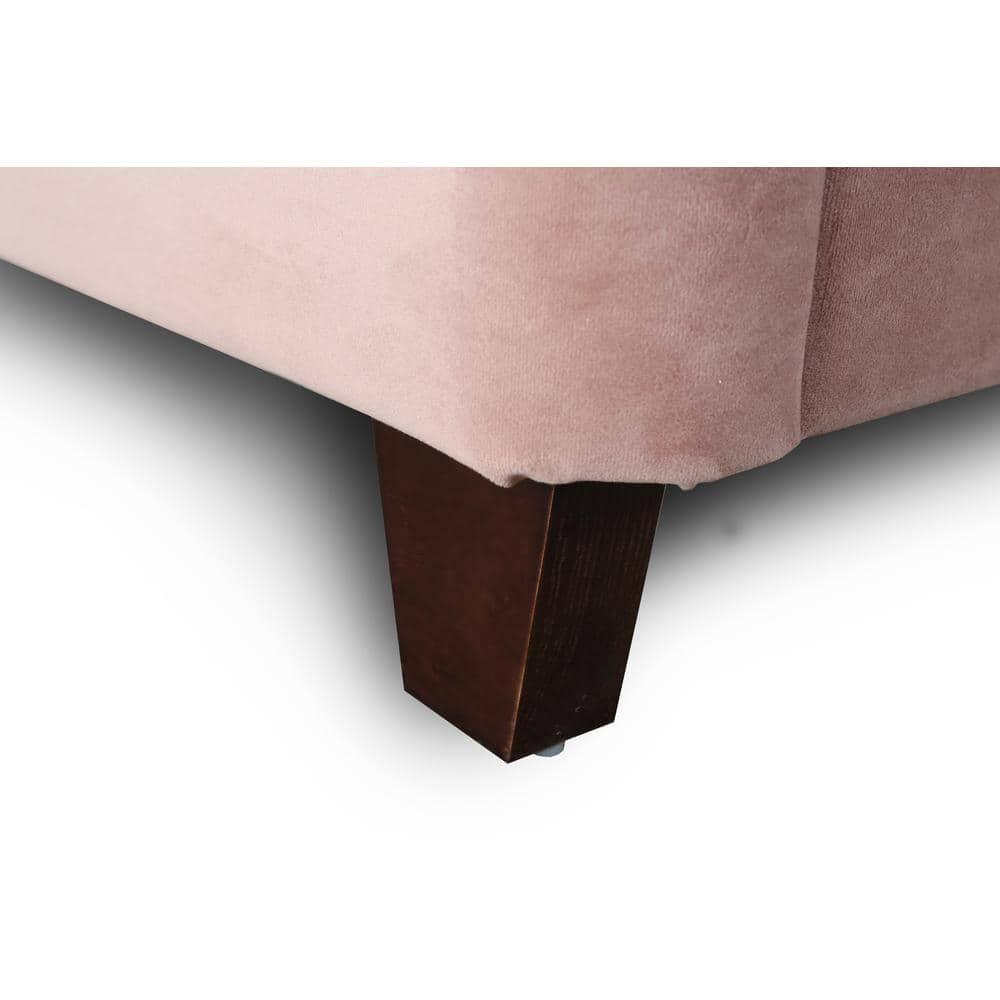 Full Parlay Upholstered Bed Blush - Manhattan Comfort