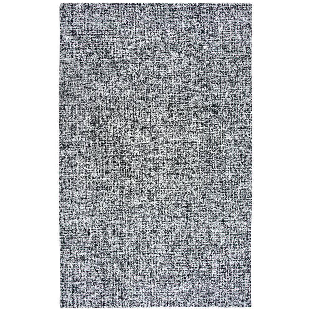 Britley Handmade Tufted Wool Black/White Area Rug