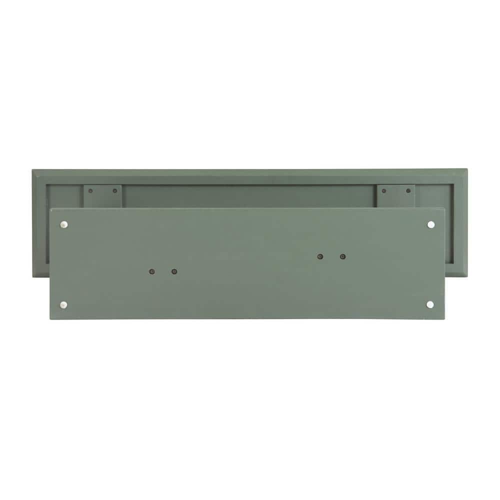 Boraam Rasmus Console Table Spanish Moss: Rubberwood Entryway Furniture, Transitional Style