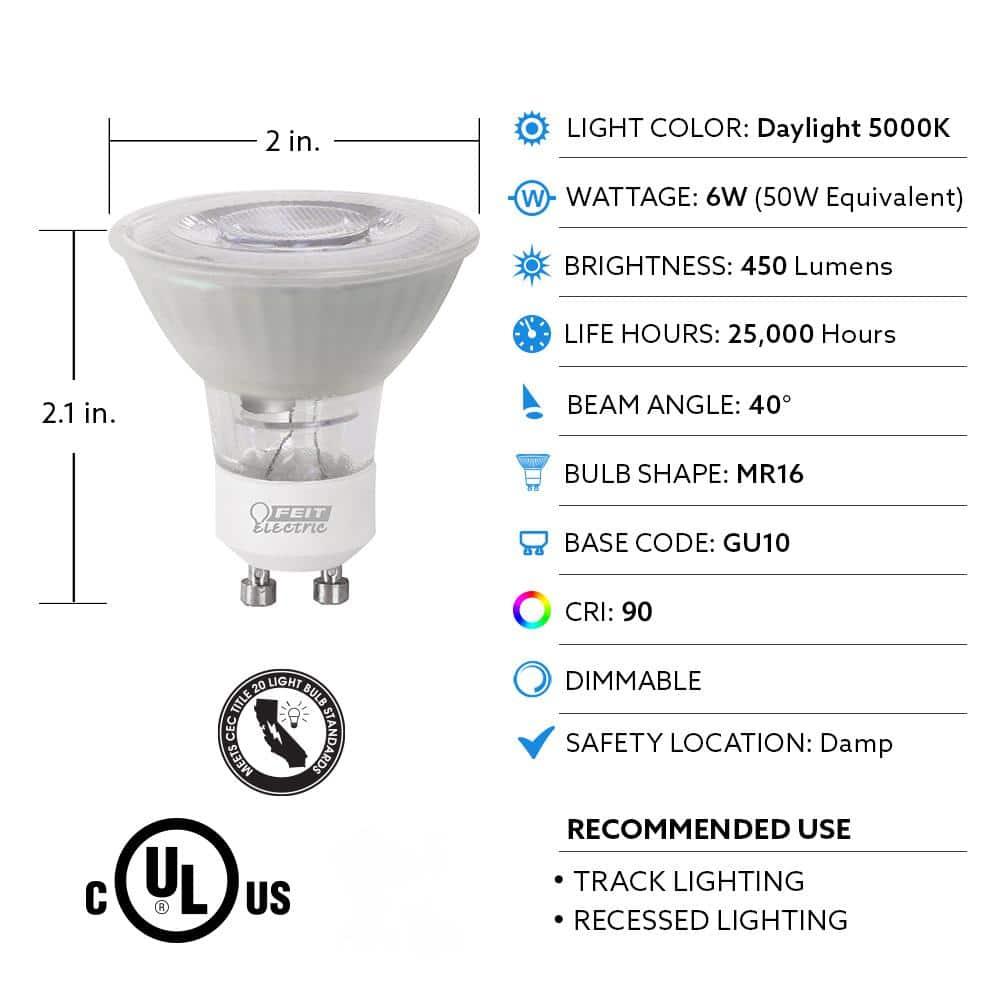 BULB LED MR16 450L 6W (Pack of 1)