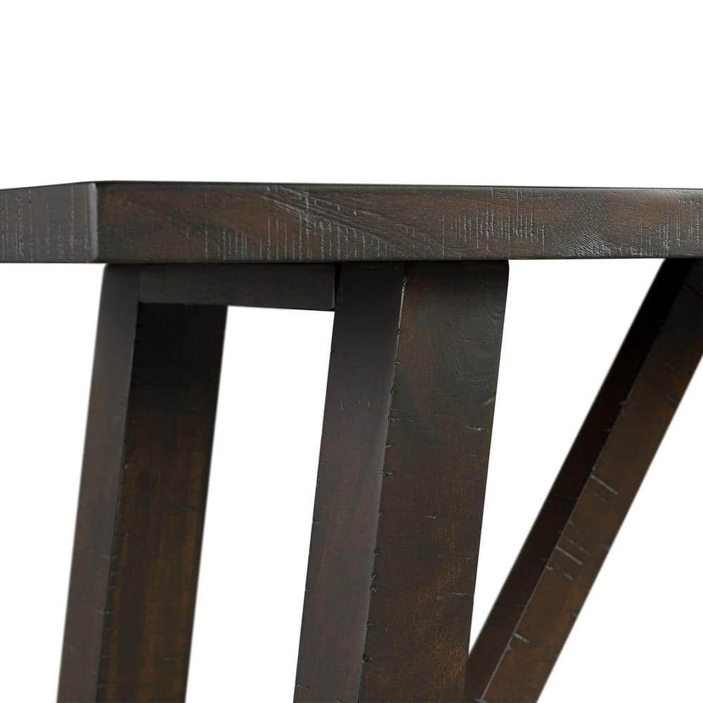 Picket House Furnishings Carter Counter Height Bench in Gray