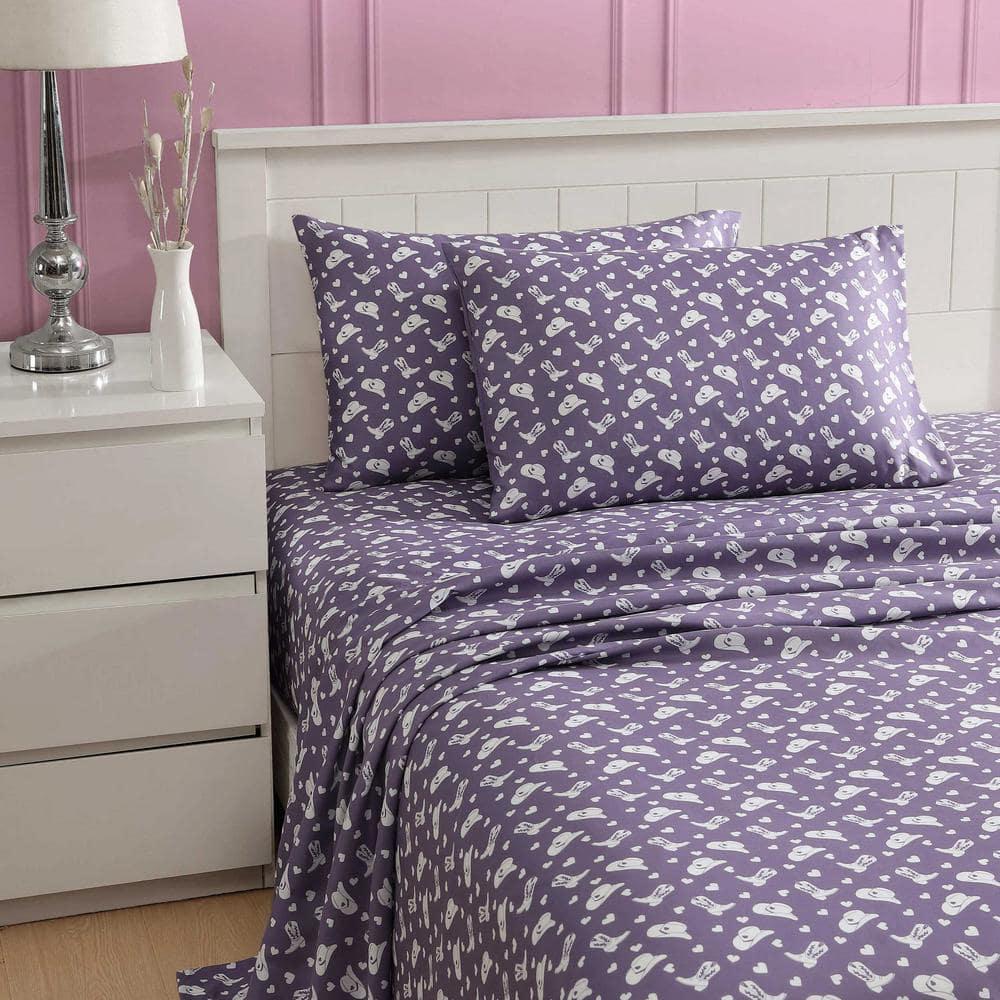 Betsey Johnson Cowgirl Disco Purple Full Sheet Set