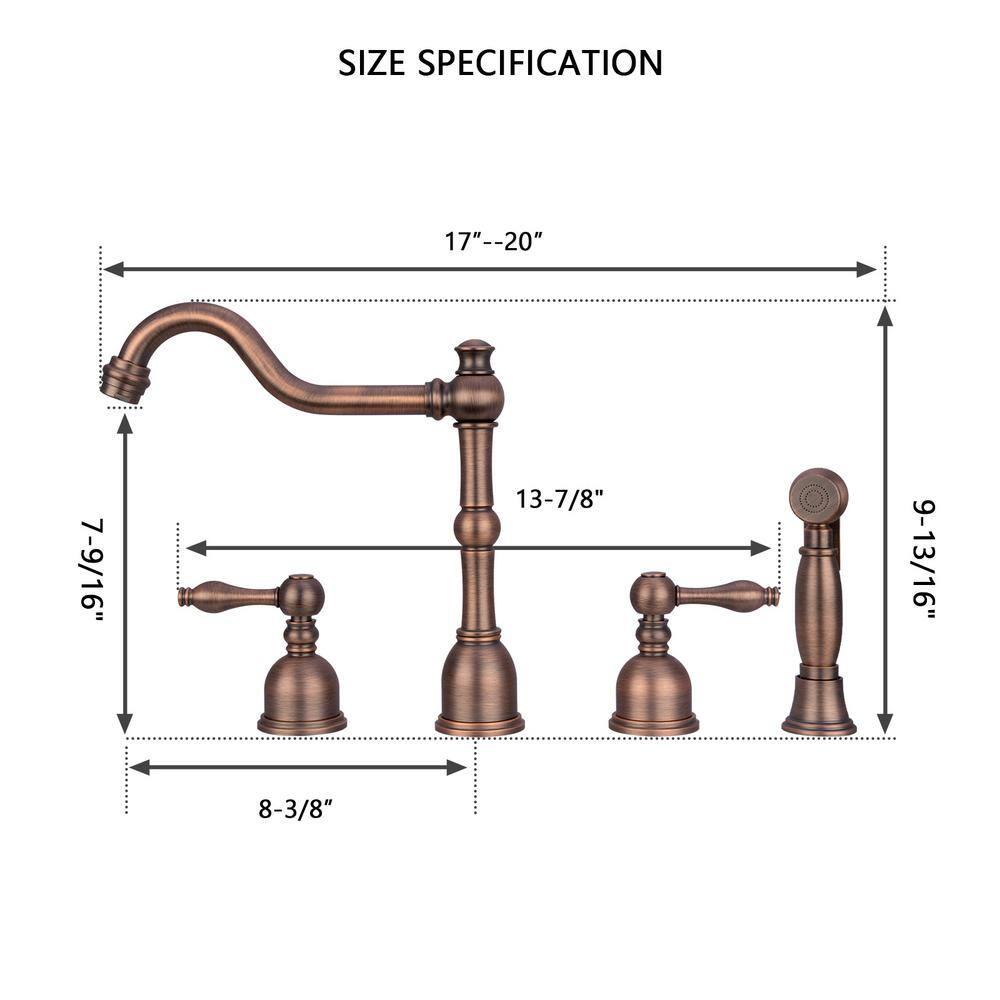 Akicon AK818-AB Akicon Kitchen Faucet with Side Spray