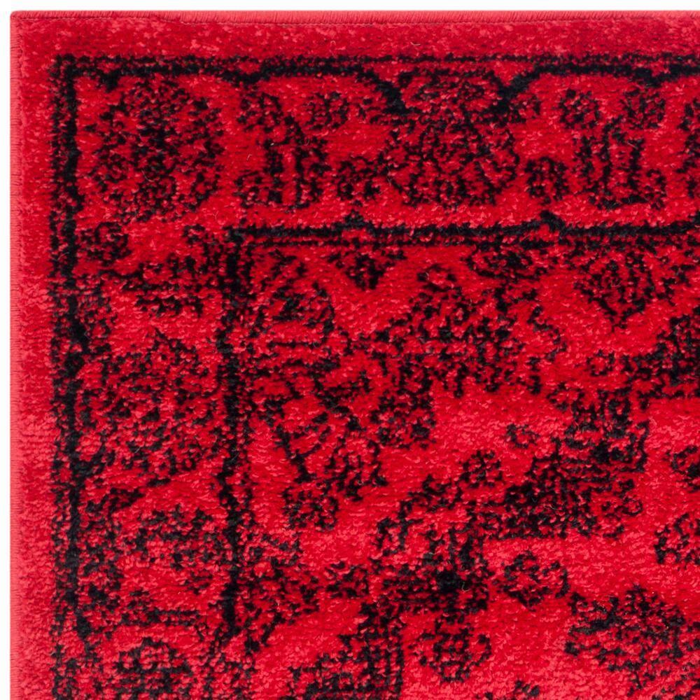 Adirondack ADR108 Machine Made Indoor Accent Rug - Red/Black - 3'x5' - Safavieh