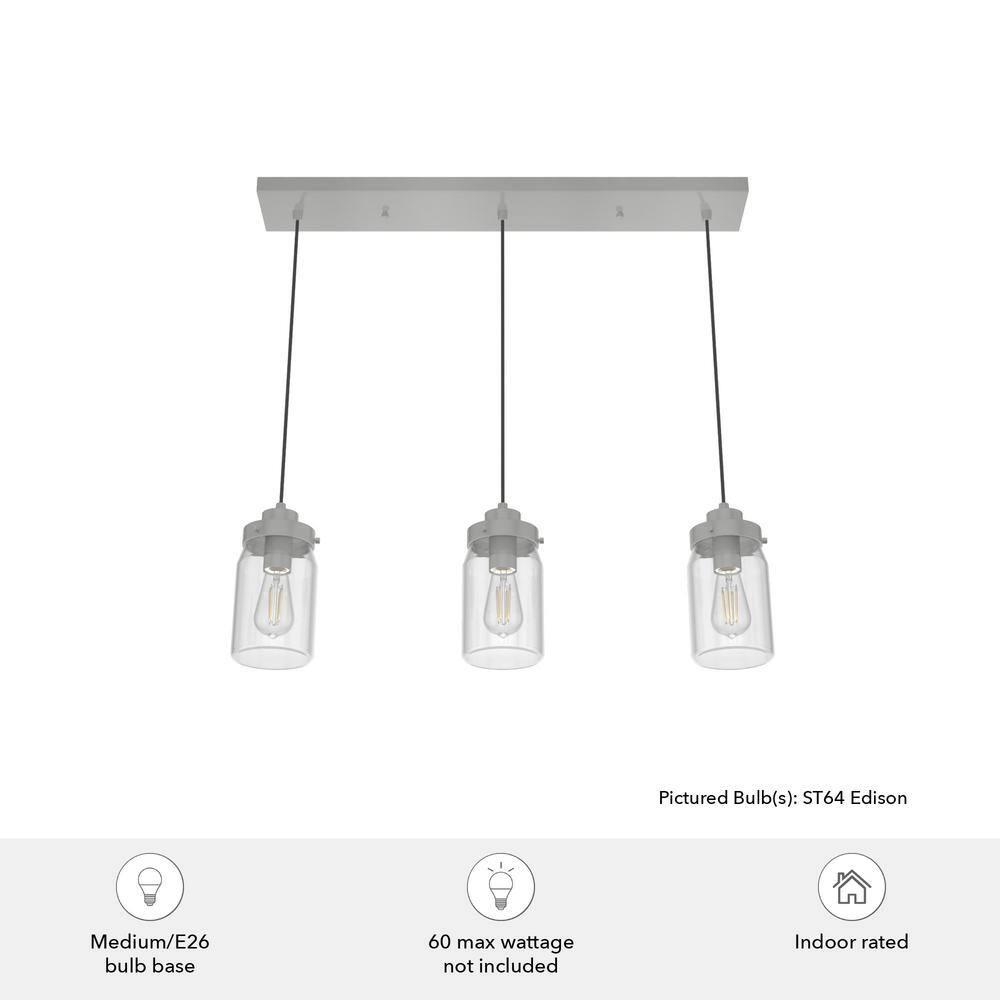 Devon Park 3 - Light Kitchen Island Linear Pendant