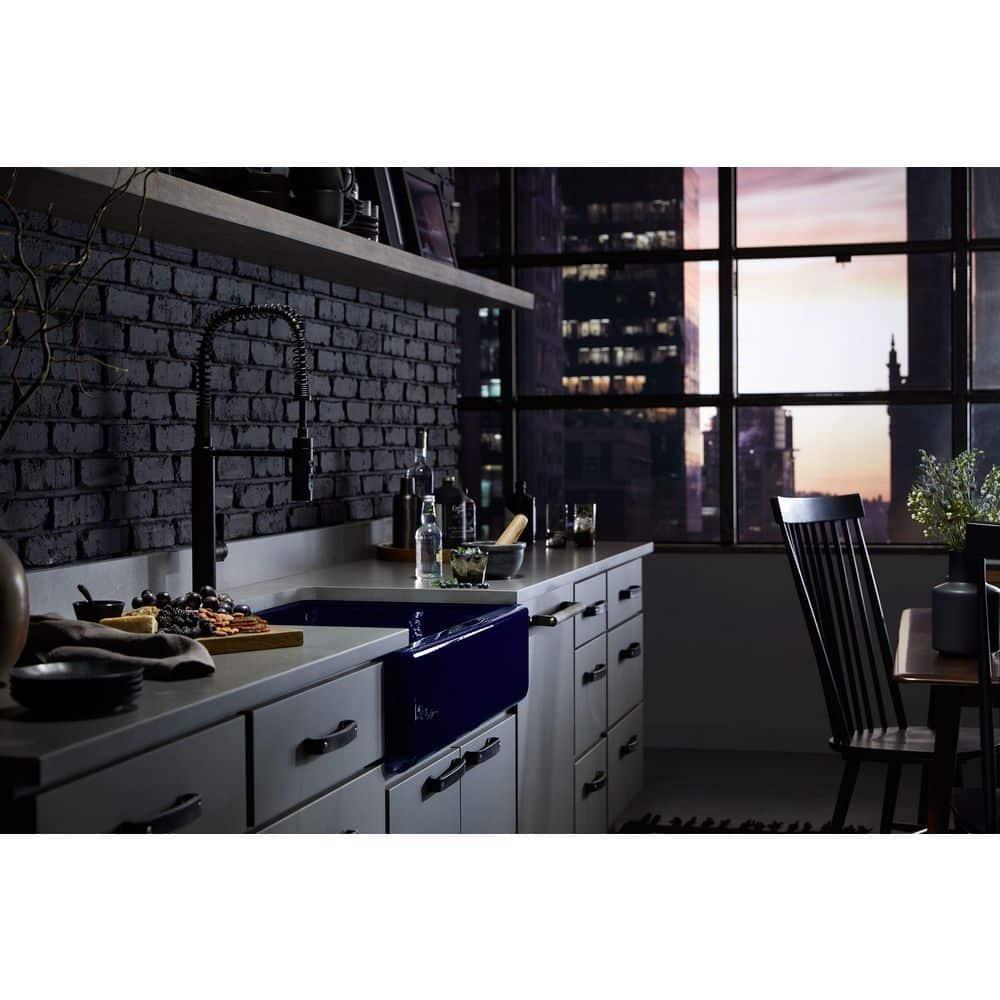 Kohler Purist® Single Handle Semi-Professional Pre-Rinse Kitchen Faucet with Pull Down Sprayer