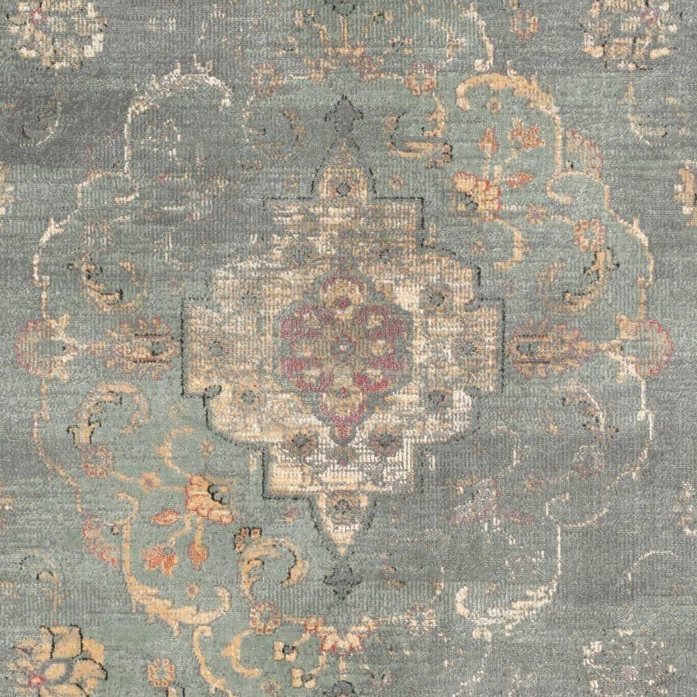 SAFAVIEH Vintage Cennetig Traditional Area Rug, Grey/Multi, 9' x 12'