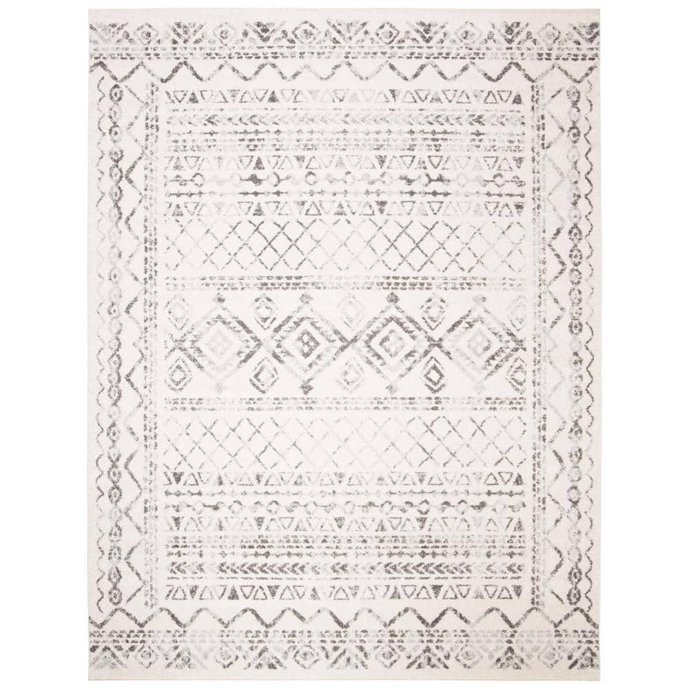 Tulum TUL268 Power Loomed Area Rug - Ivory/Grey - 8'x10' - Safavieh.