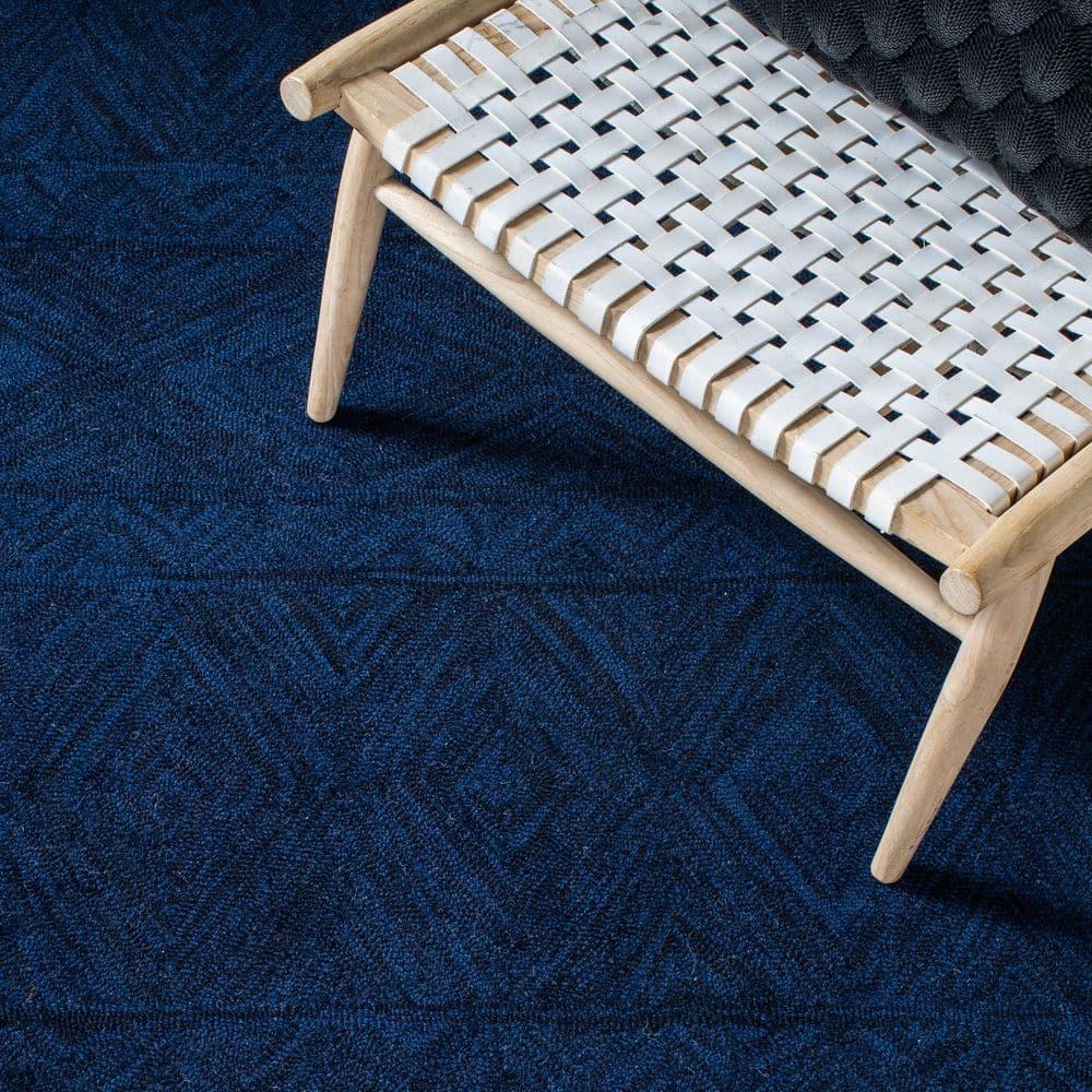 Metro MET125 Hand Tufted Area Rug - Blue - 3'x5' - Safavieh.