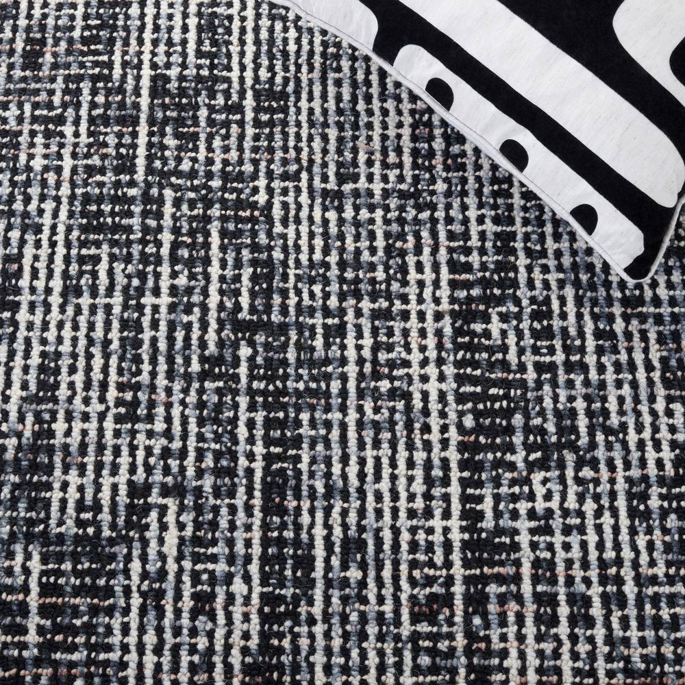 Abstract ABT468 Handmade Indoor Runner - Black/Grey - 2'-3"x8' - Safavieh