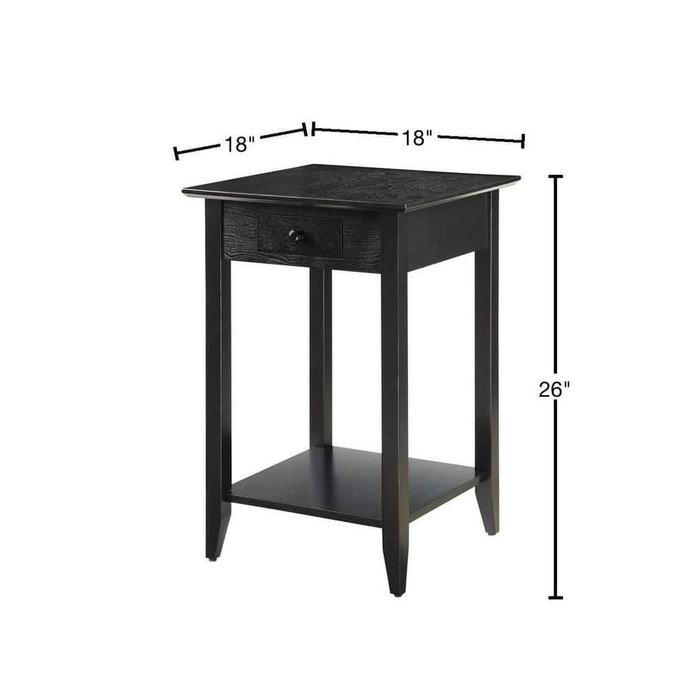 Convenience Concepts American Heritage End Table, Multiple Finishes