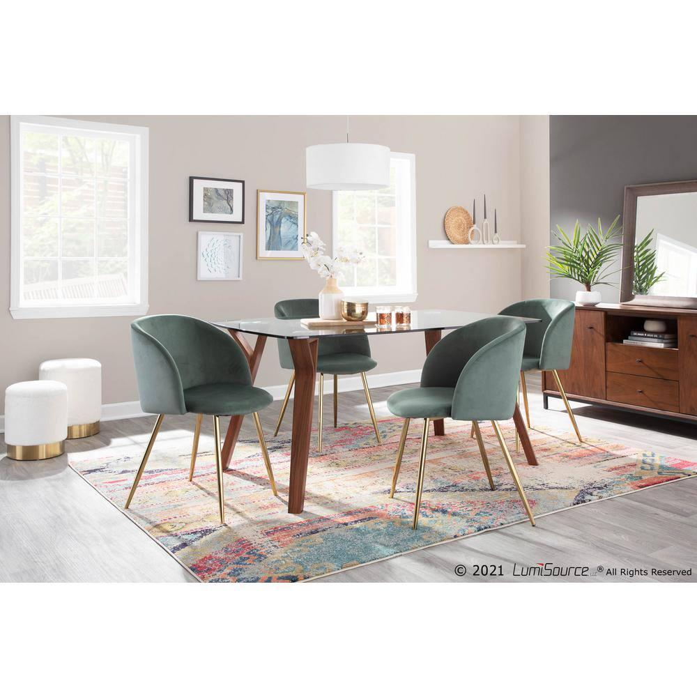 Terrance 18.5'' H Velvet Upholstered Parsons Chair
