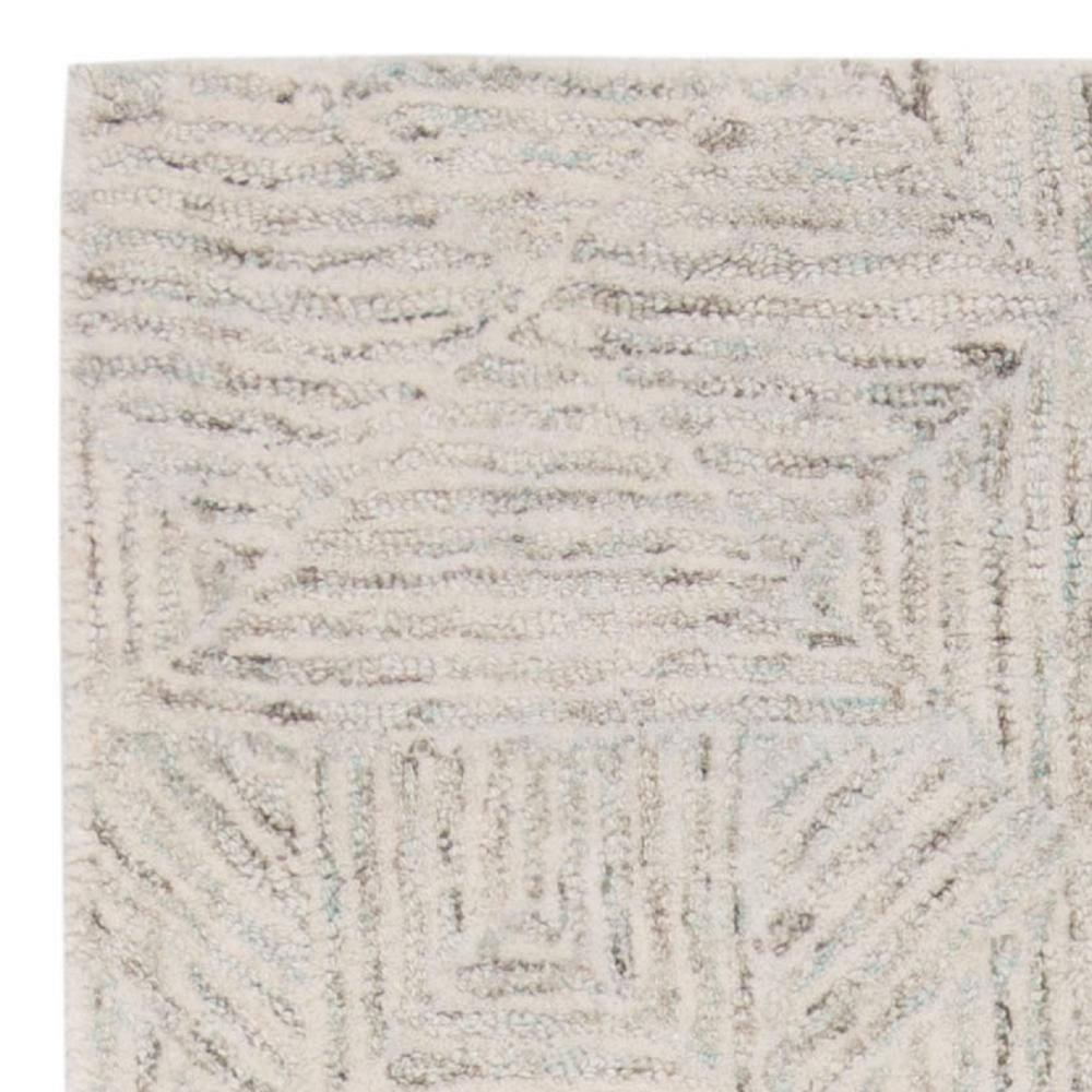 Abstract ABT763 Handmade Indoor Runner - Light Blue - 2'-3"x8' - Safavieh