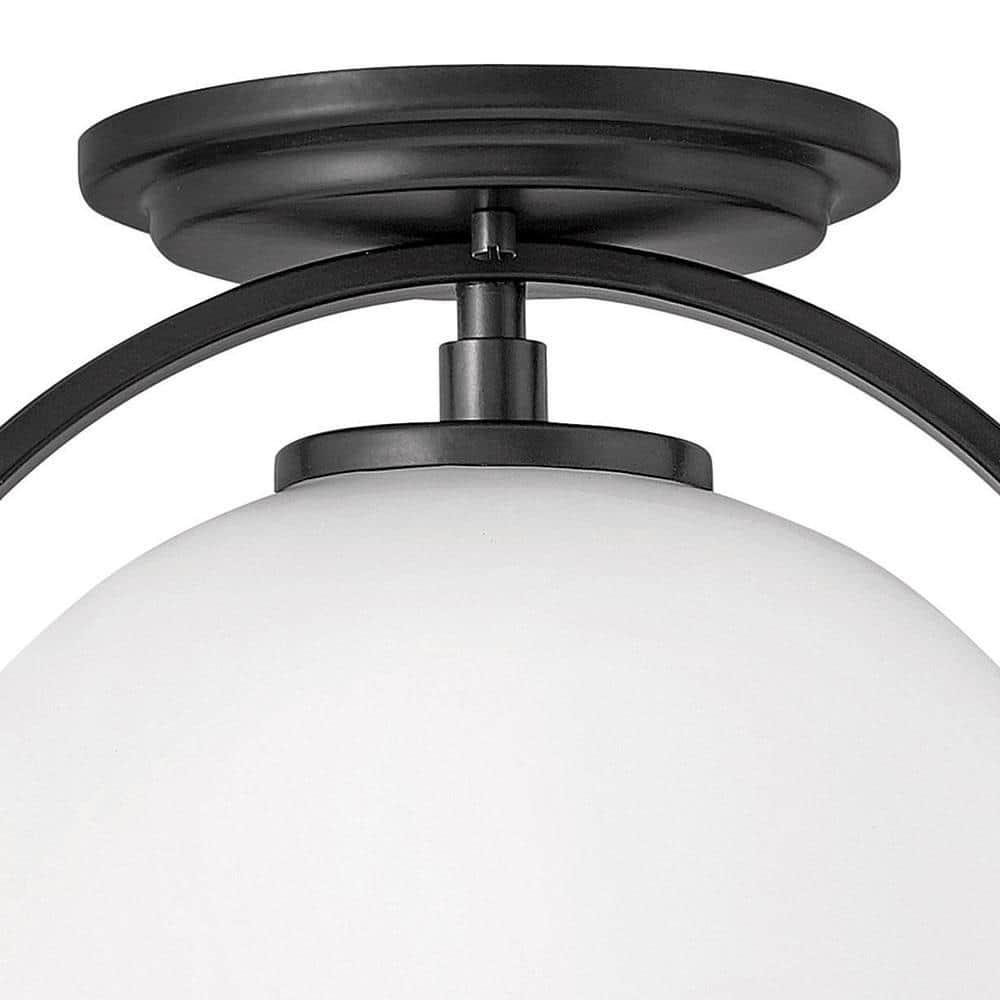McCormick Hand Blown Glass Semi Flush Mount