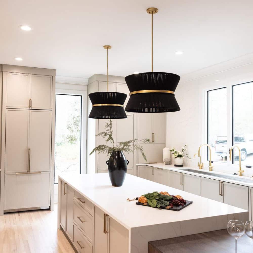 8 Light Pendant-Black Rope/Patinaed Brass Finish Capital Lighting 341281Kp