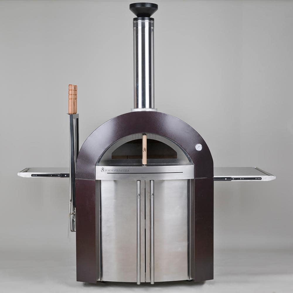 Forno Venetzia Bellagio 500 44-Inch Outdoor Wood-Fired Pizza Oven - Copper
