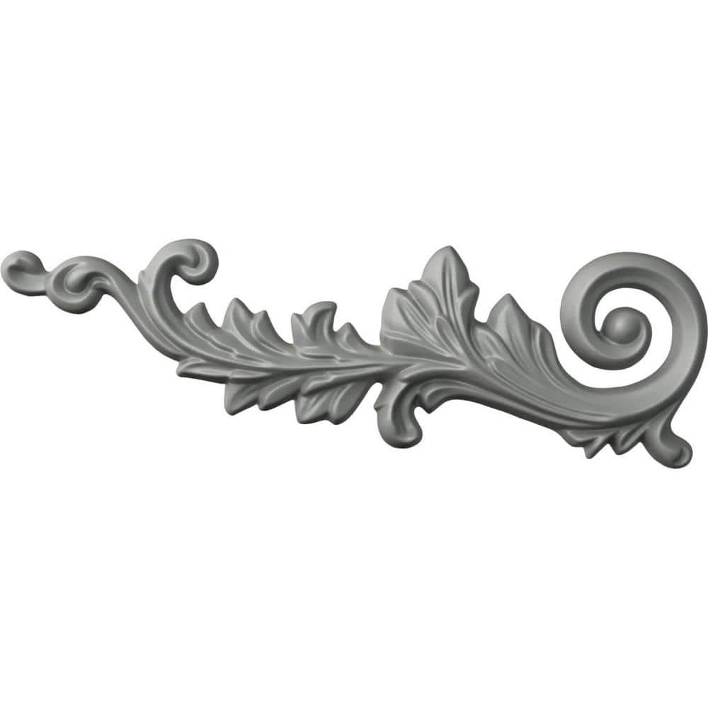 Ekena Millwork 15 3/4"W x 5 1/8"H x 1 1/8"P Robin Scroll Onlay, Left