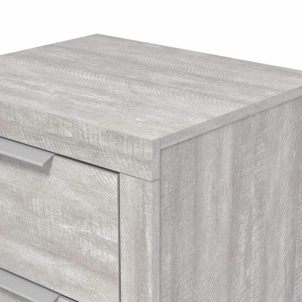 Galano Harlowin 2 Drawer Nightstand - Dusty Grey Oak