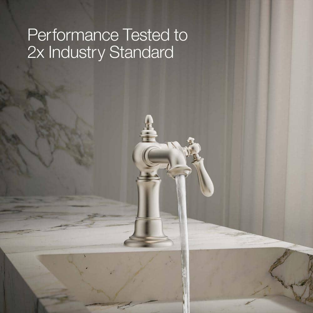 Artifacts® Single Hole Bathroom Faucet with Drain Assembly