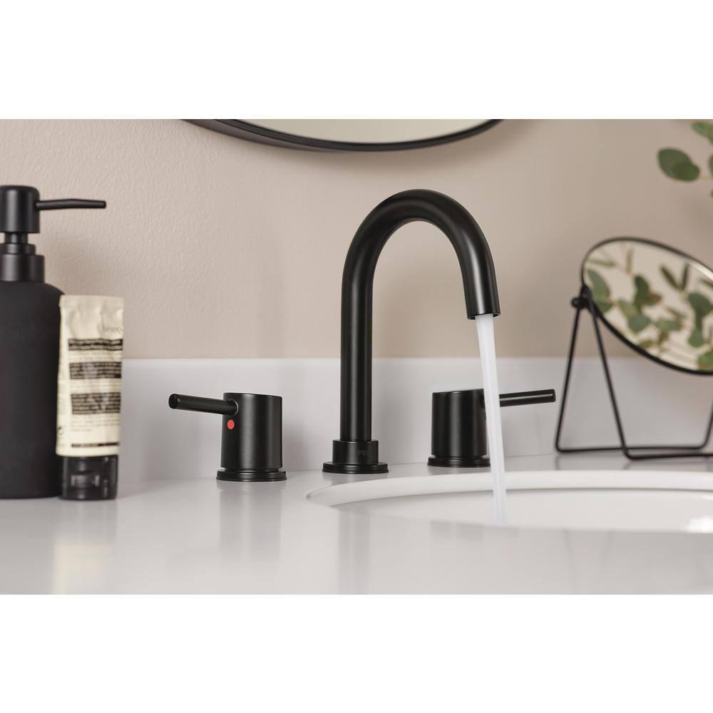 Precept Widespread 2-handle Bathroom Faucet with Drain Assembly