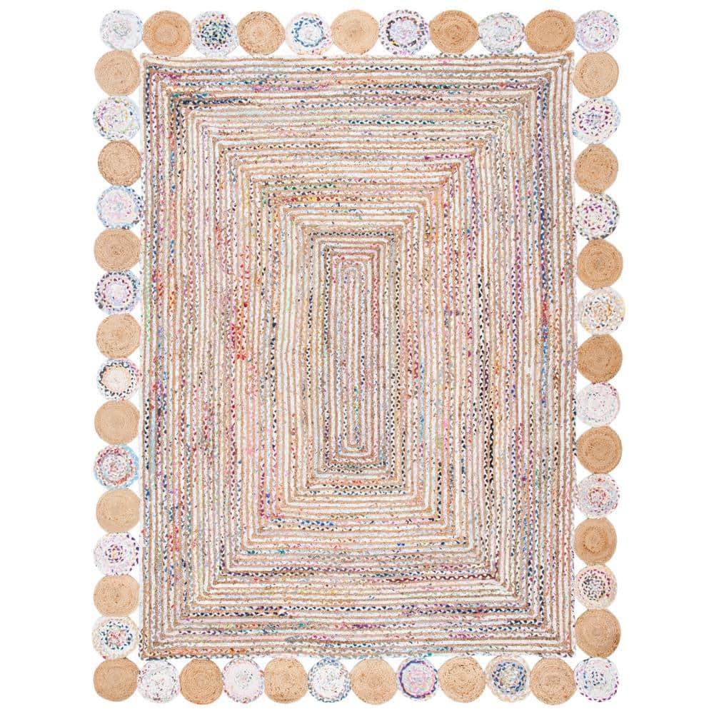 Cape Cod CAP201 Woven Indoor Area Rug - Beige/Multi - 8'x10' - Safavieh