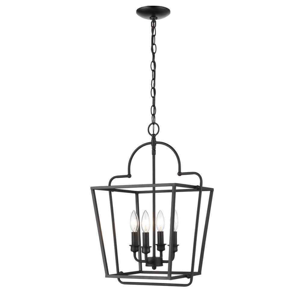 Millennium Lighting 4 - Light Pendant in  Matte Black