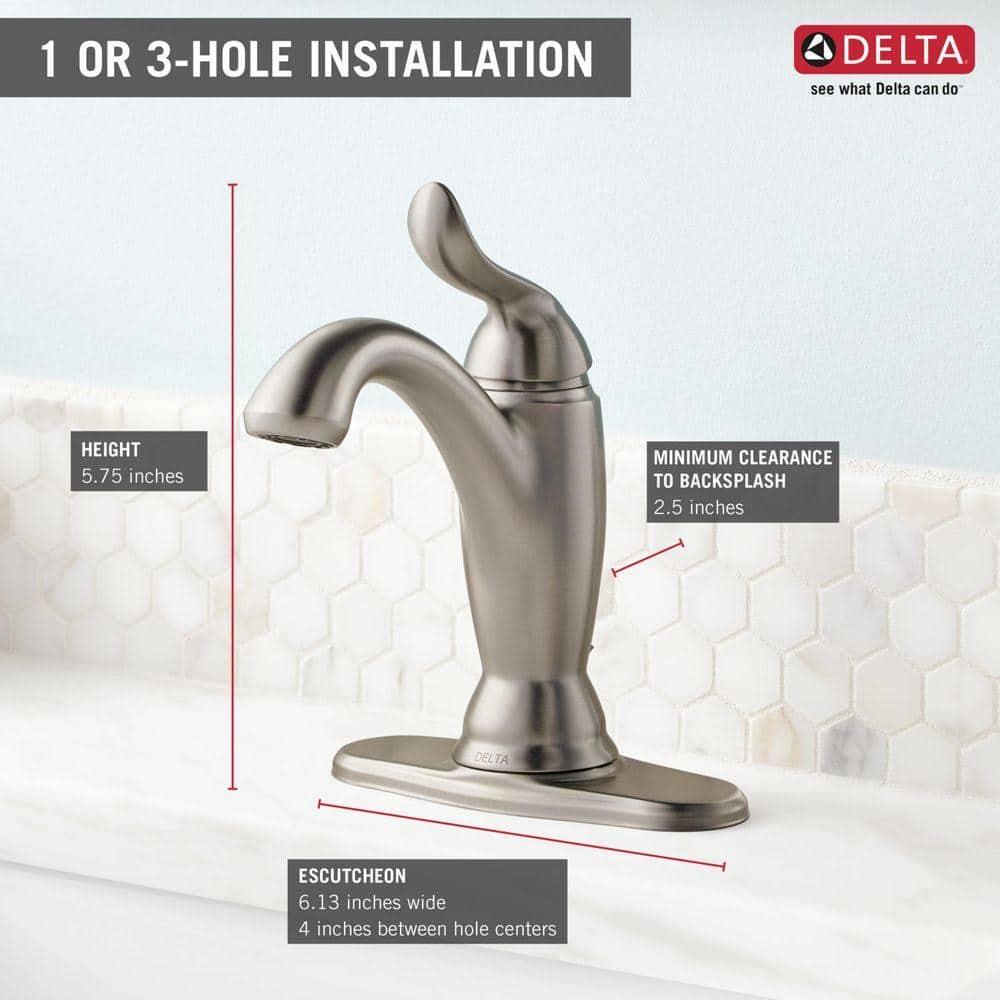 Linden™ Single Hole Bathroom Faucet with Drain Assembly and DIAMOND™ Seal Technology