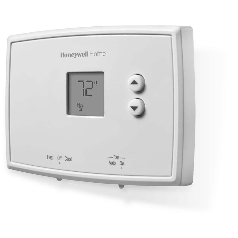 Honeywell Thermostat, Non-Programmable Thermostat, White, RTH111B1024/E1