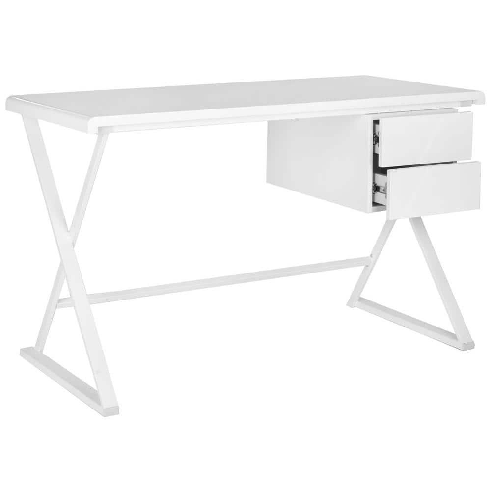 Watkins Desk - White - Safavieh
