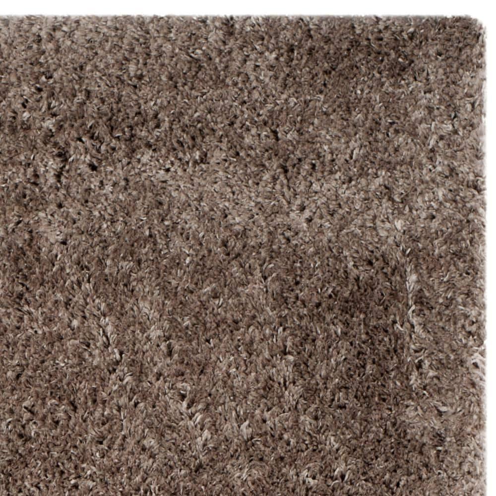 Indie Shag SGI320 Power Loomed Area Rug - Mushroom - 4'x4' - Safavieh.