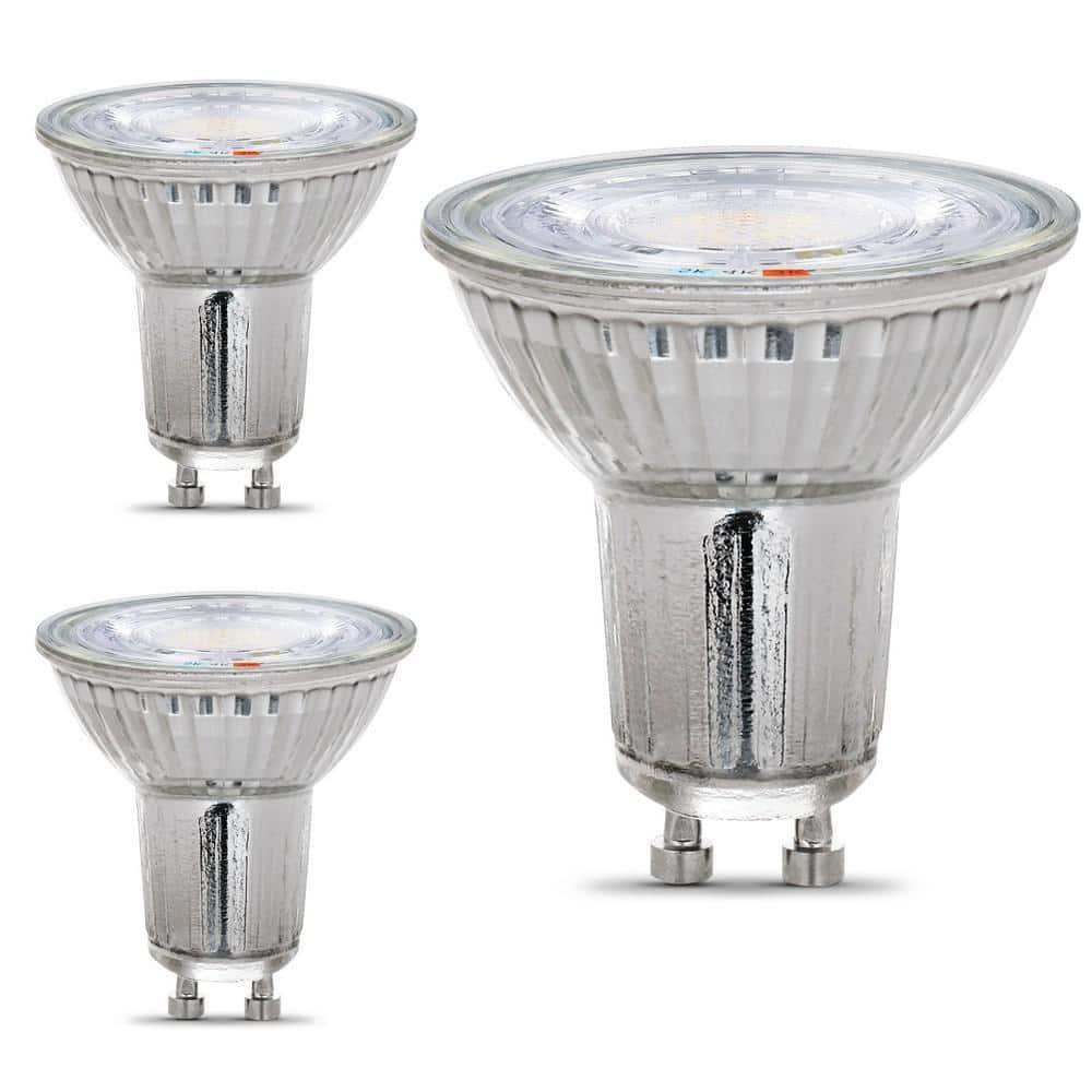 Adjustable White LED MR16 Reflector Bulbs, 3-Pack