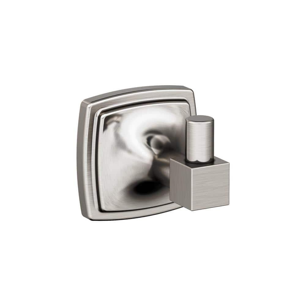 Amerock Stature Brushed Nickel Single Prong Robe Hook