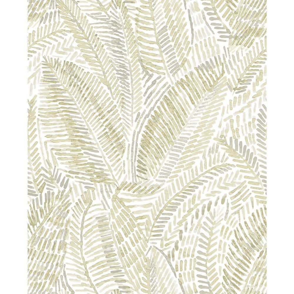 Fildia Honey Yellow Botanical Non-Pasted Wallpaper