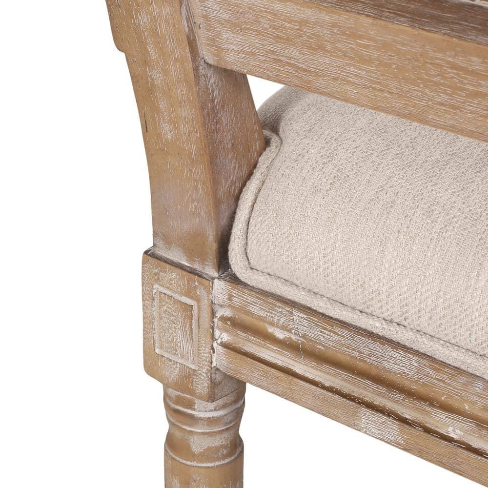 Noble House Beckstrom Indoor French Wood Dining Chair, Set of 2, Beige, Natural