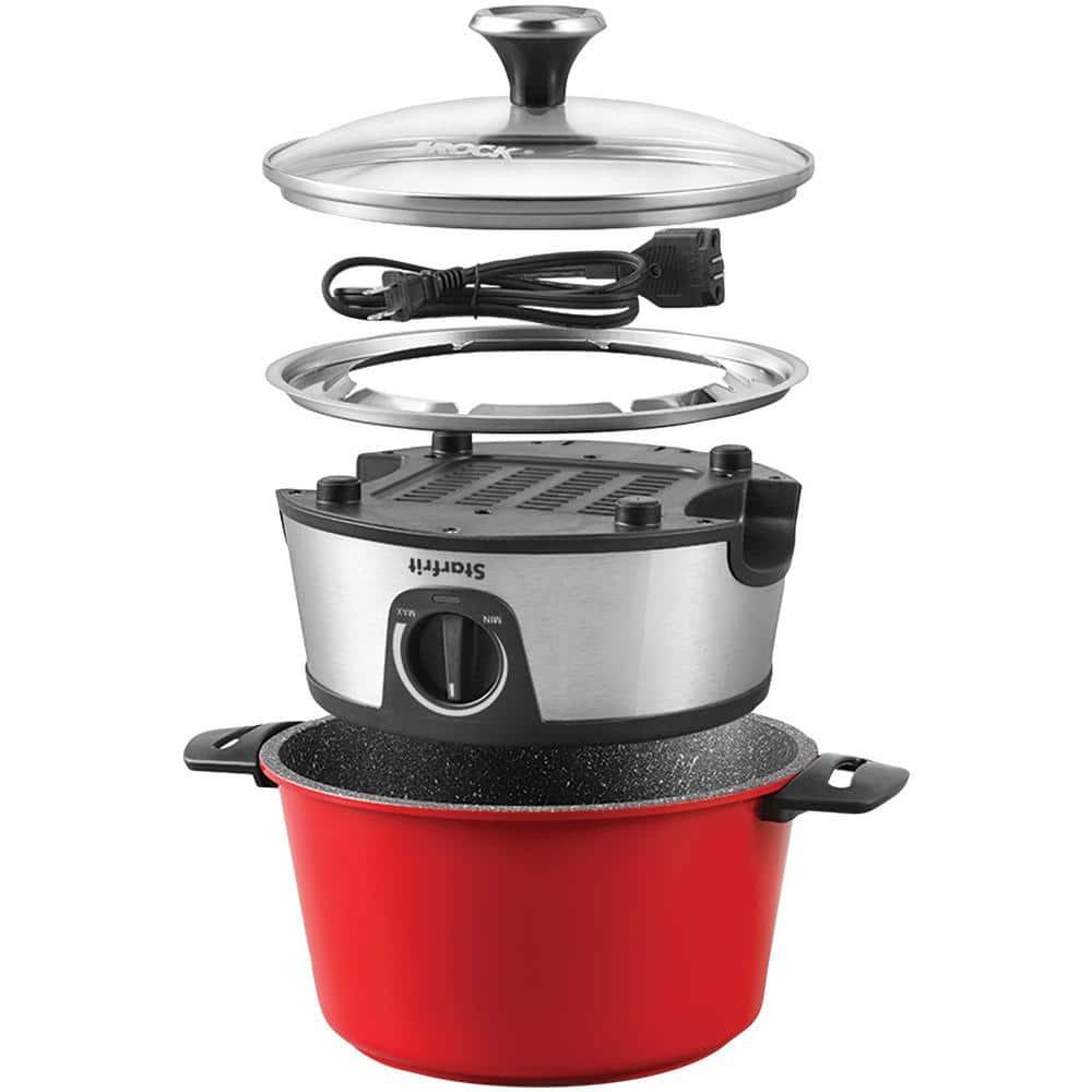 Starfrit The Rock Electric Fondue Set, Red