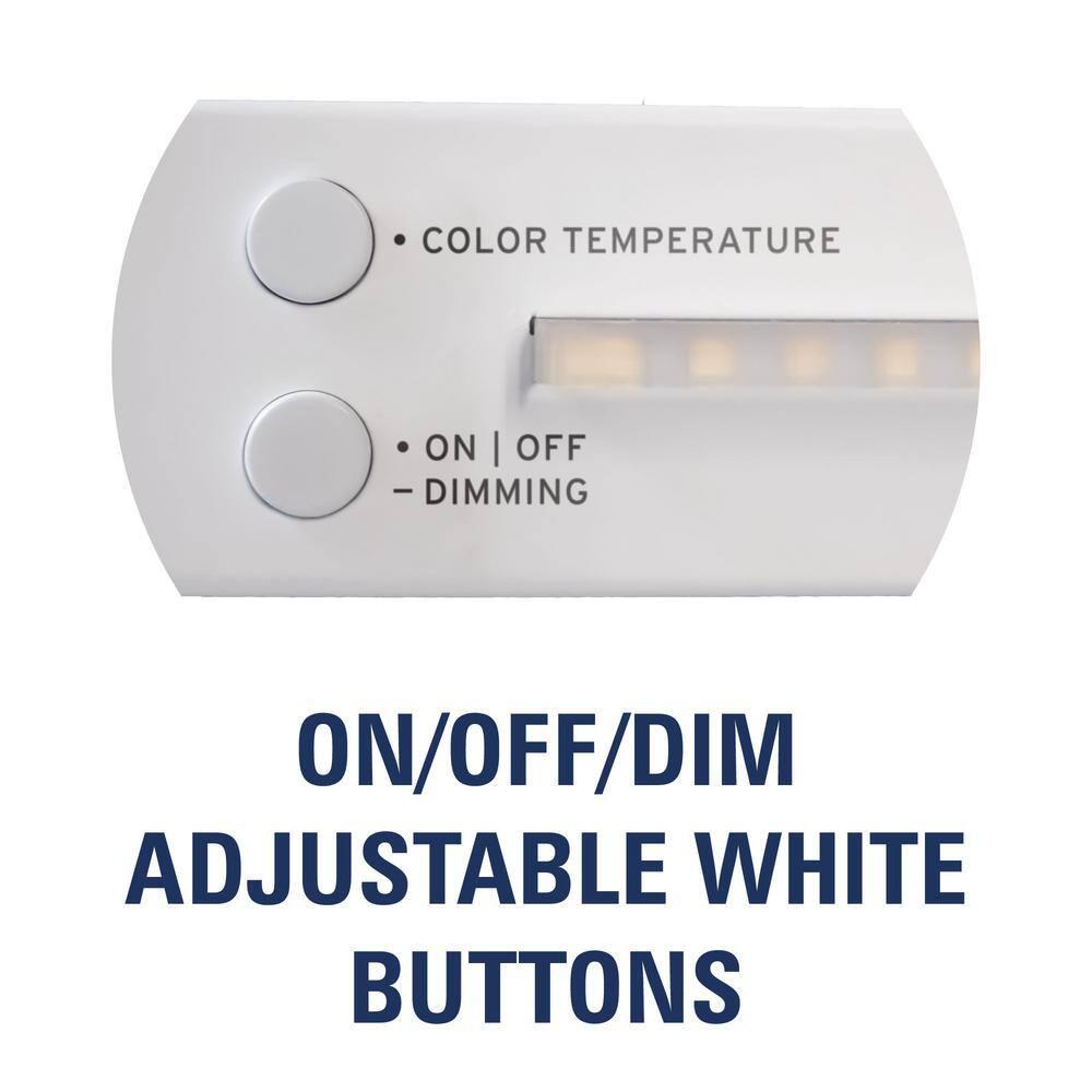 Westek DWSNCCT-L12 LED Deco Glow Under Cabinet Light, 12-inch, White