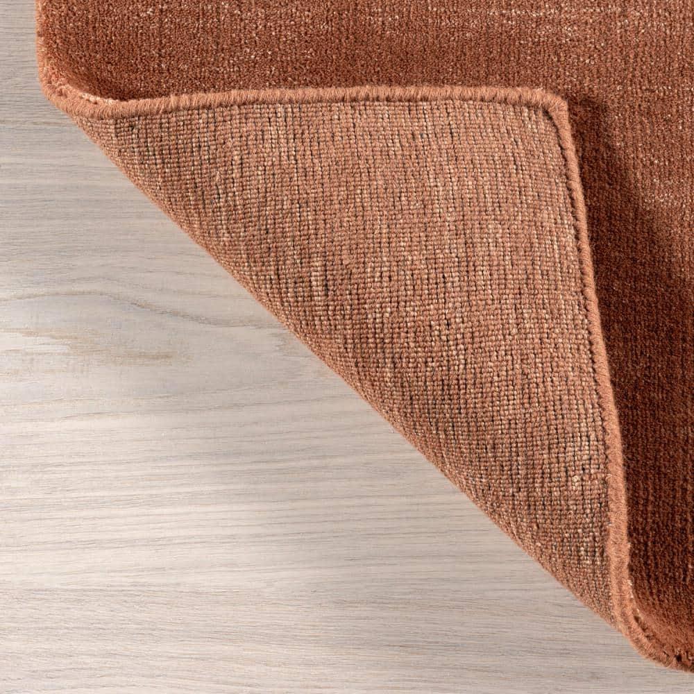 Nuloom Arrel Speckled Wool-Blend Area Rug, 4' x 6', Brick