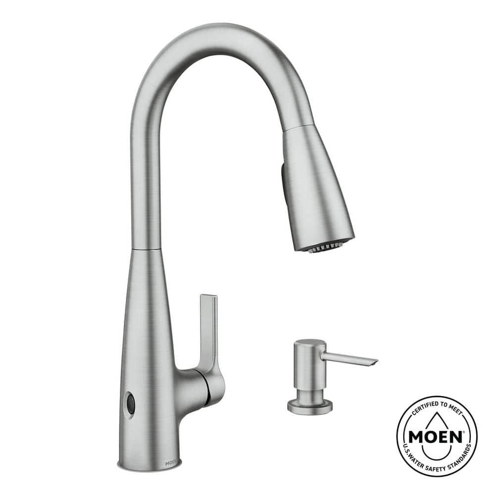 Haelyn Touchless Single-Handle Pull-Down Sprayer Kitchen Faucet with MotionSense Wave in Spot Resist Stainless
