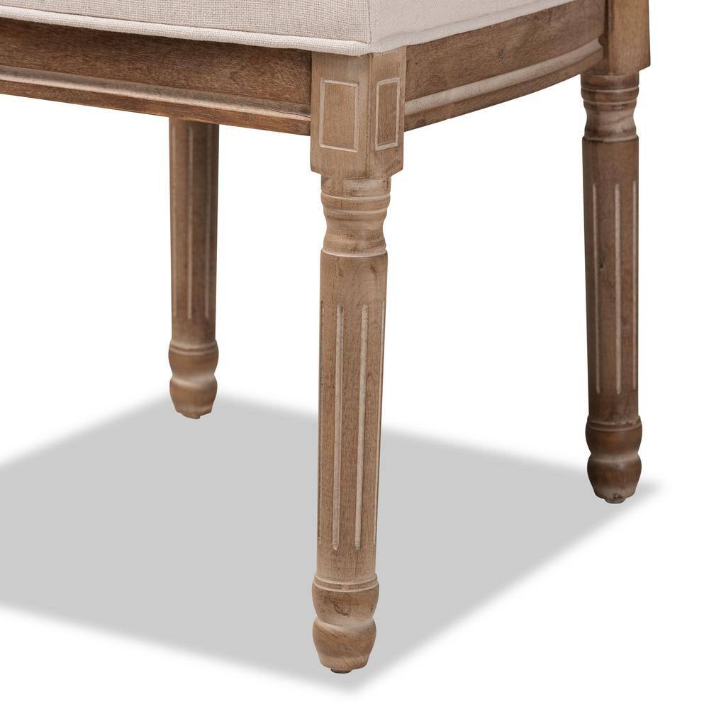 Antique Brown & Beige Rattan Cane High-Back Arm Chair