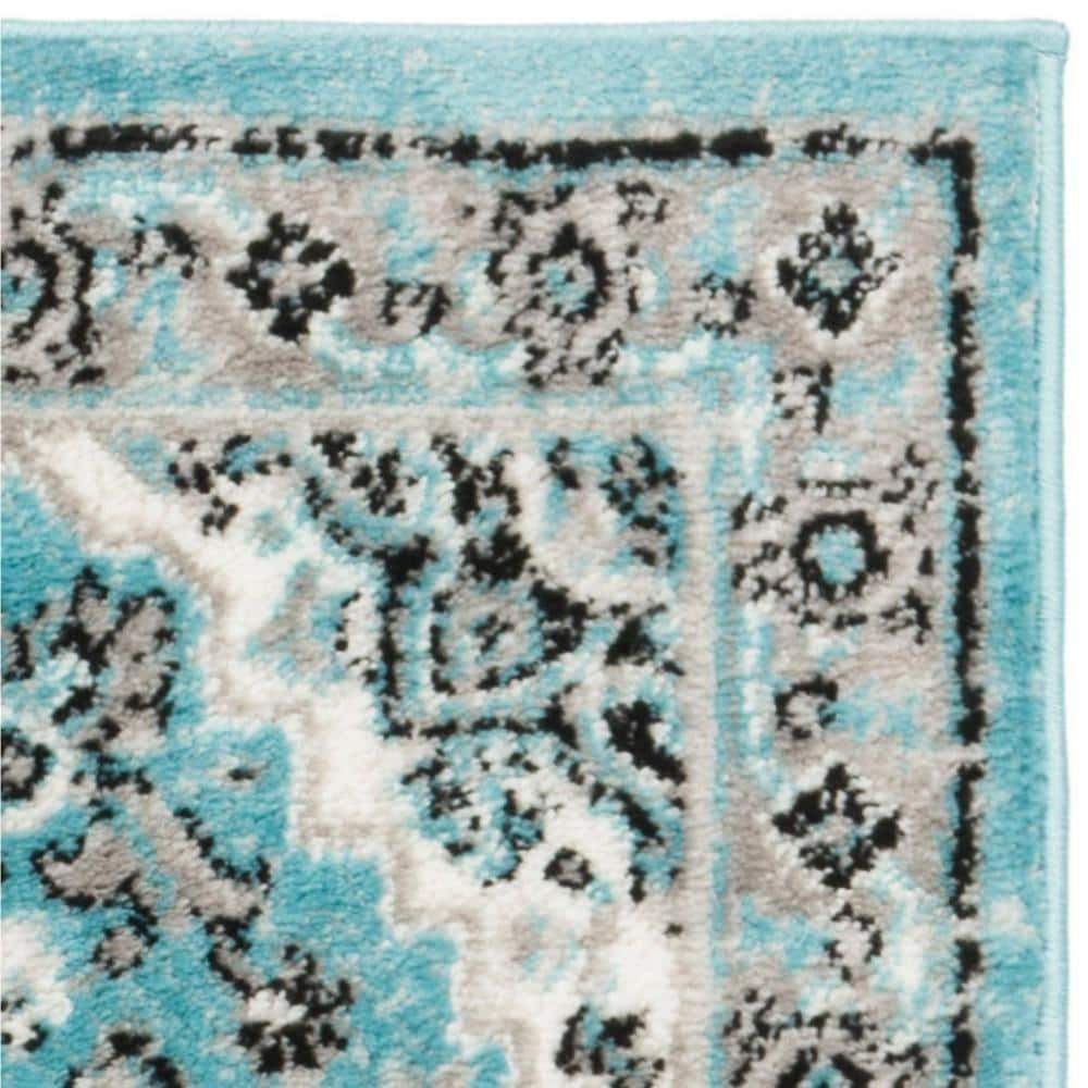 Skyler SKY126 Power Loomed Accent Rug - Blue/Ivory - 3'x5' - Safavieh.