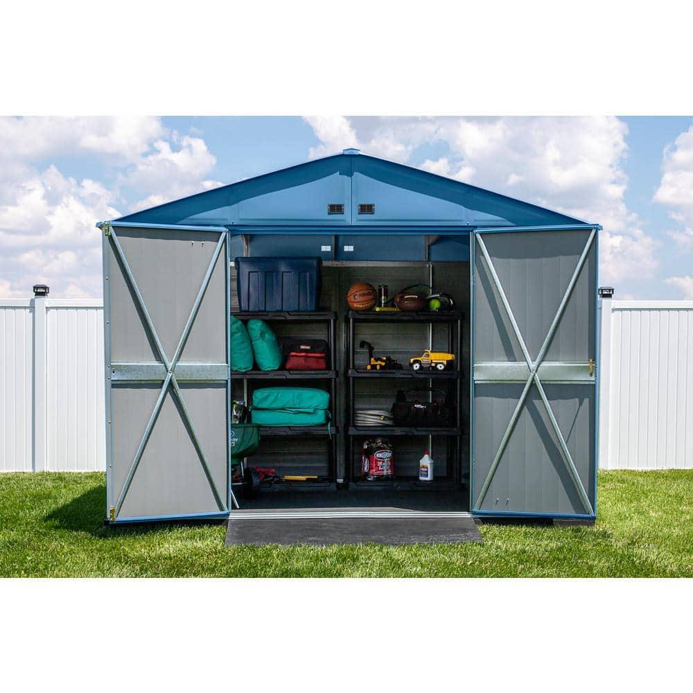 Arrow 10 ft. W x 12 ft. D Metal Storage Shed