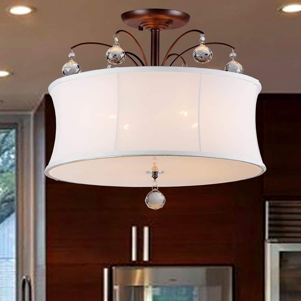 Warehouse of Tiffany Crystal Fountain Pendant Lamp