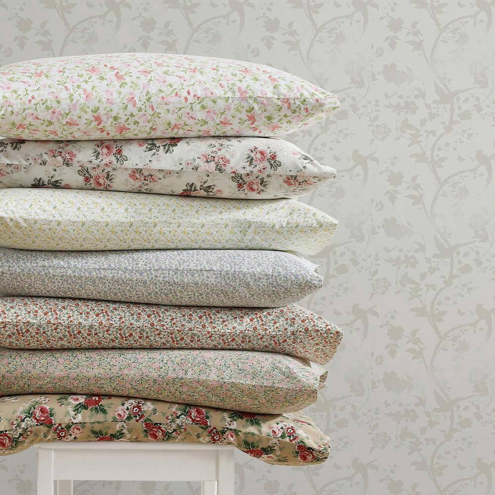 Laura Ashley Laura Ashley Printed Cotton Percale Sheet Set