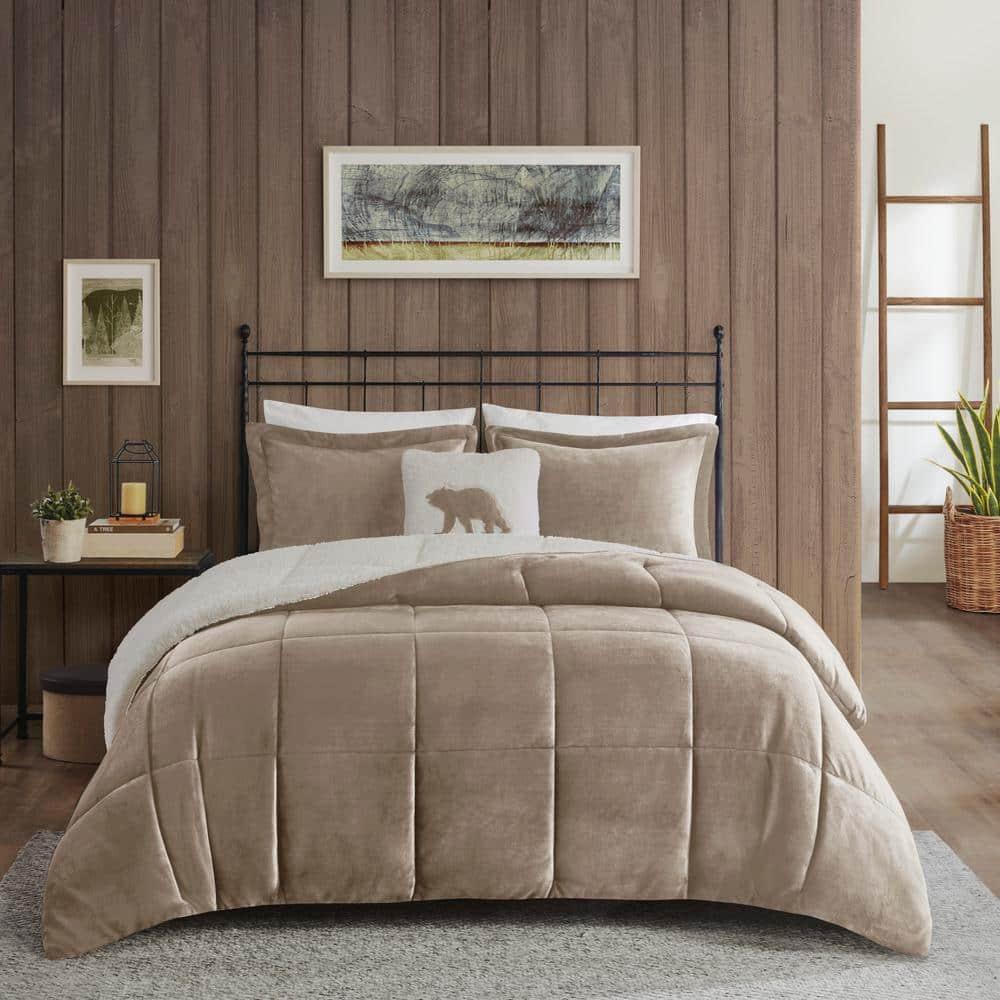 Woolrich Woolrich Alton Plush to Sherpa Down Alternative Comforter Set
