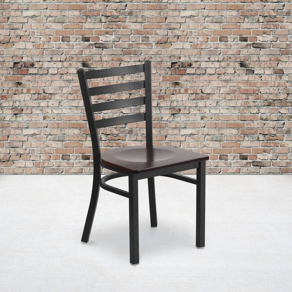 Flash Furniture Kendall Ladder Back Metal Restaurant Chair